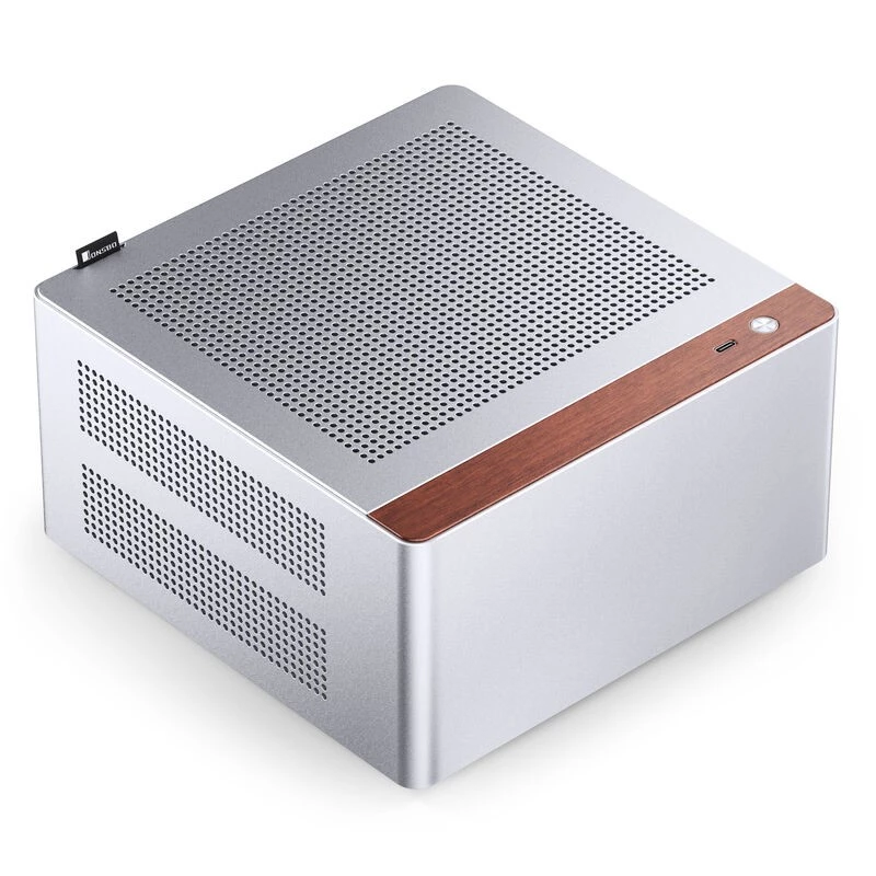 Počítačová skriňa Jonsbo NV10 Mini ITX – strieborná