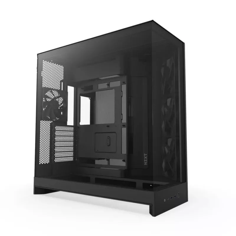 NZXT H9 Air Flow (2025) veľká dvojkomorová skriňa Mid Tower – čierna