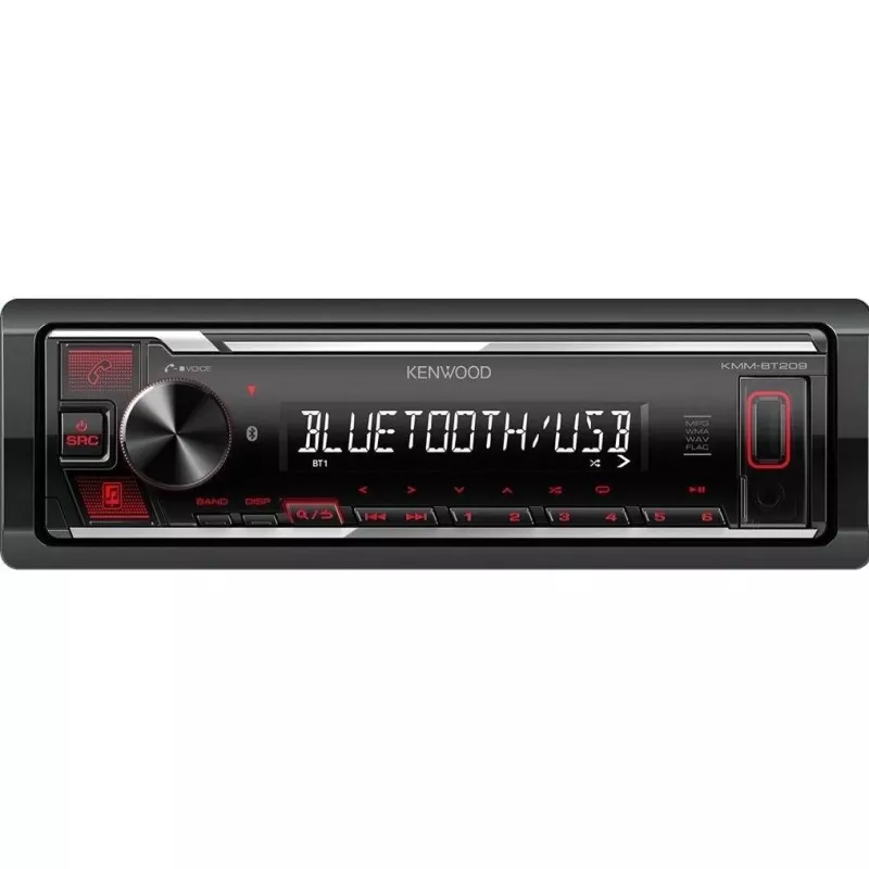 Car Media Receiver Kenwood KMM-BT209 Bluetooth 200 W čierna