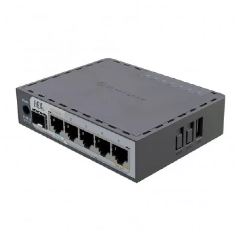 Mikrotik E60IUGS káblový router Gigabit Ethernet čierny