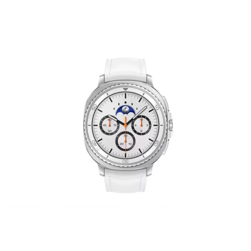 Smartwatch Samsung Galaxy Watch 8 Classic 46 mm strieborná — 3,3 cm AMOLED, 4G, 64 GB, 445 mAh