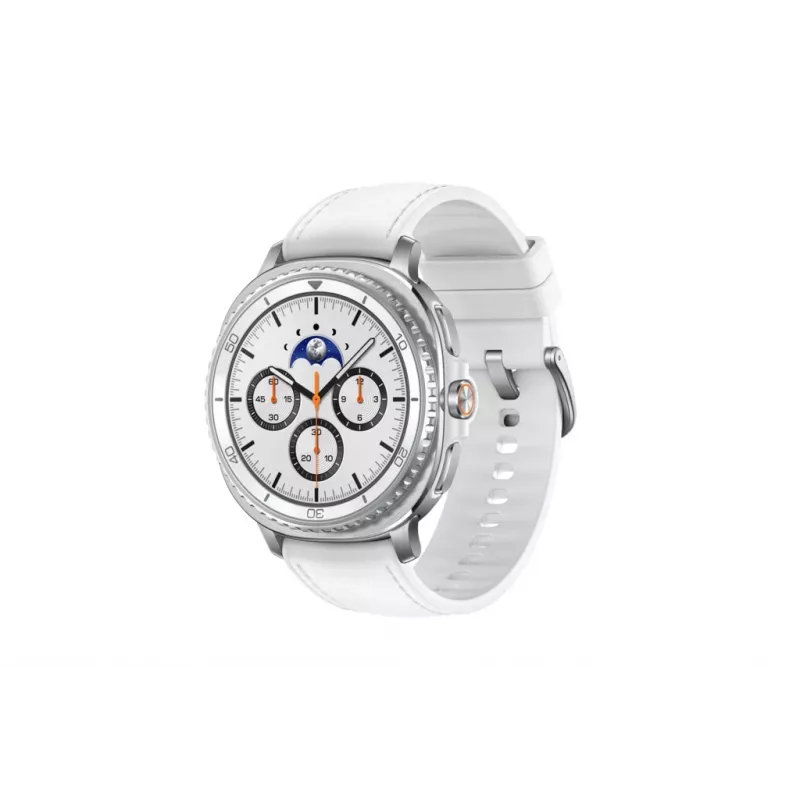 Smartwatch Samsung Galaxy Watch 8 Classic 46 mm strieborná — 3,3 cm AMOLED, 4G, 64 GB, 445 mAh