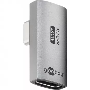 Goobay 74443 USB-C™ adaptér kolmý 90° otočený, USB4™ | Goobay