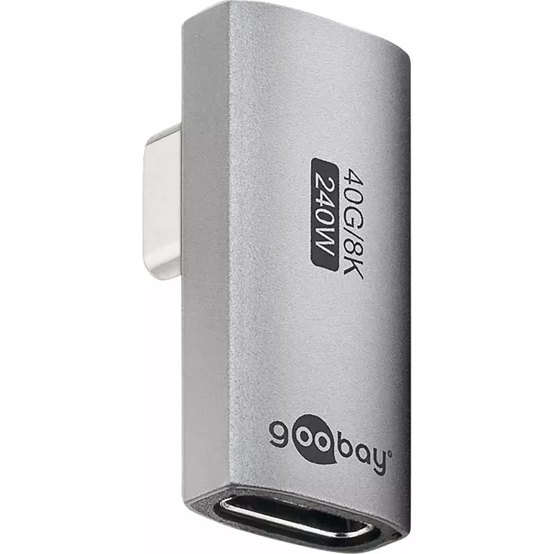 Goobay 74443 USB-C™ adaptér kolmý 90° otočený, USB4™ | Goobay
