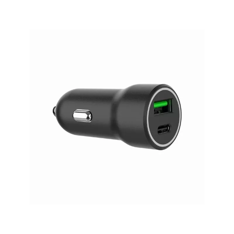 Gembird auto napájací adaptér - USB Type-A & C PD - 20W