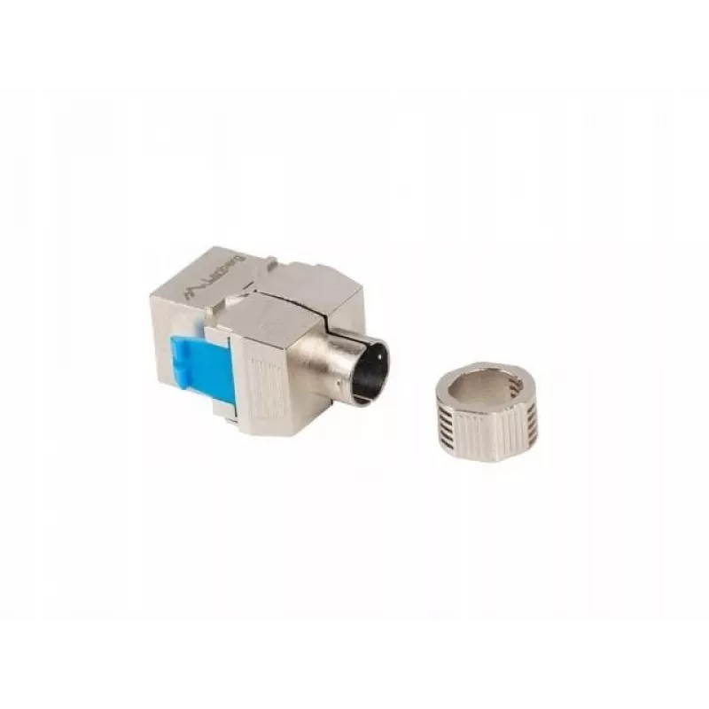 Keystone modul Lanberg KSF8-4000 plochý modrý strieborný RJ-45