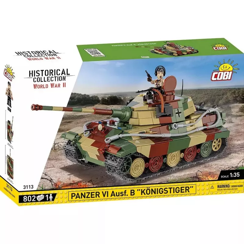 Stavebnica COBI Panzer VI Ausf. B Königstiger 802 dielov