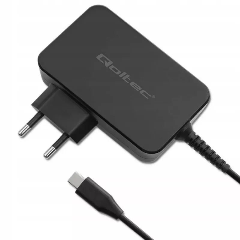 GaN napájací zdroj QOLTEC 52387 90W 1x USB‑C 5–20V
