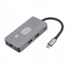 TB adaptér hub USB-C (7-in-1) HDMI USB SD/TF RJ45 (2500 Mbit/s) PD
