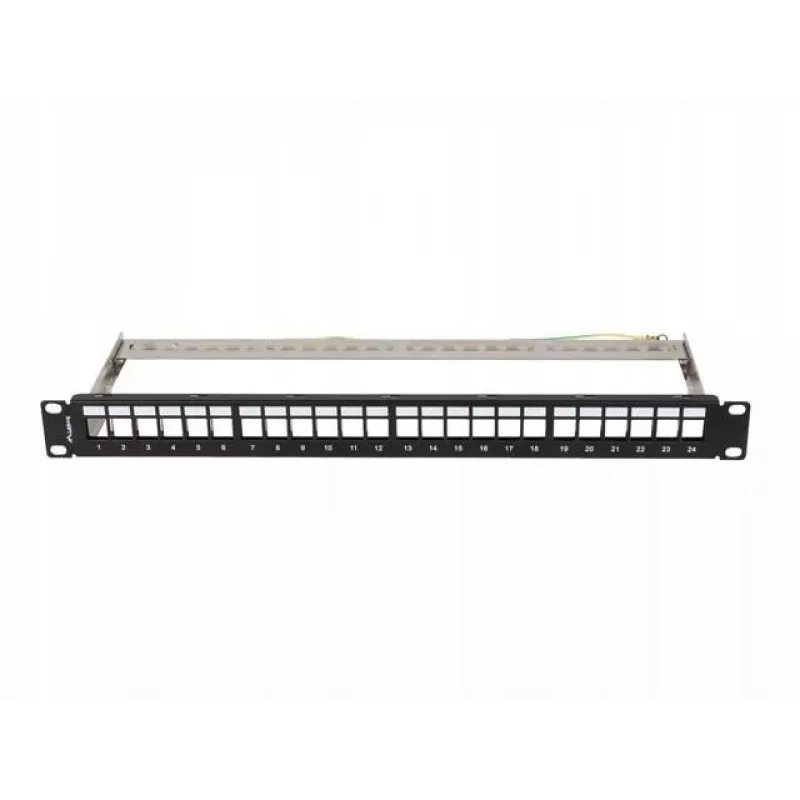 Patch panel prázdny 24 portov 1U 19