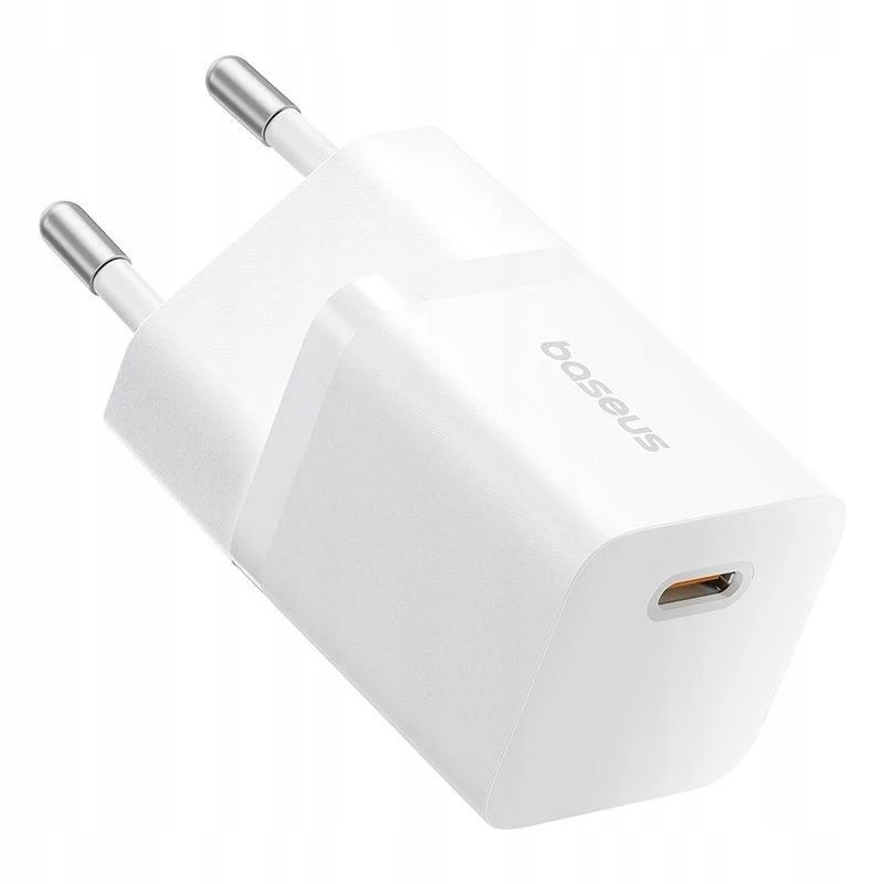 Baseus P10110909213-00 USB-C GaN5 mini 25W sieťová nabíjačka biela