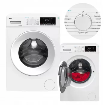Amica WA5S714ALiSH práčka s predným plnením, 7 kg, 1400 ot./min., biela