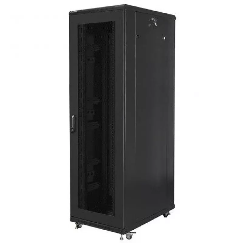 Lanberg | 19-palcová voľne stojaca rack skriňa 42U/800x1000 (Flat Pack) | FF01-8042-12B | čierna