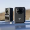 Akčná kamera DJI Osmo 360 Standard Combo – 8K Ultra HD, 120 MP CMOS, 240 fps, elektronická stabilizácia, 2 inch displej, MicroSD, 183 g, čierna