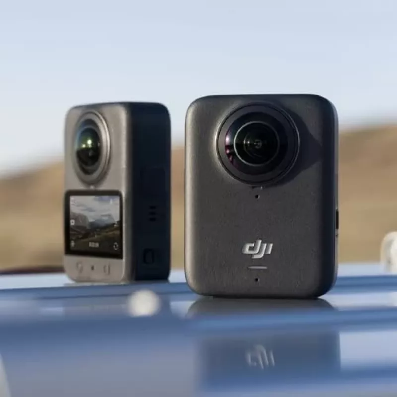 Akčná kamera DJI Osmo 360 Standard Combo – 8K Ultra HD, 120 MP CMOS, 240 fps, elektronická stabilizácia, 2 inch displej, MicroSD, 183 g, čierna