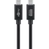 USB-C kábel WENTRONIC USB4 Gen4 1.2m — podporuje 16k@60Hz a 4K@120Hz