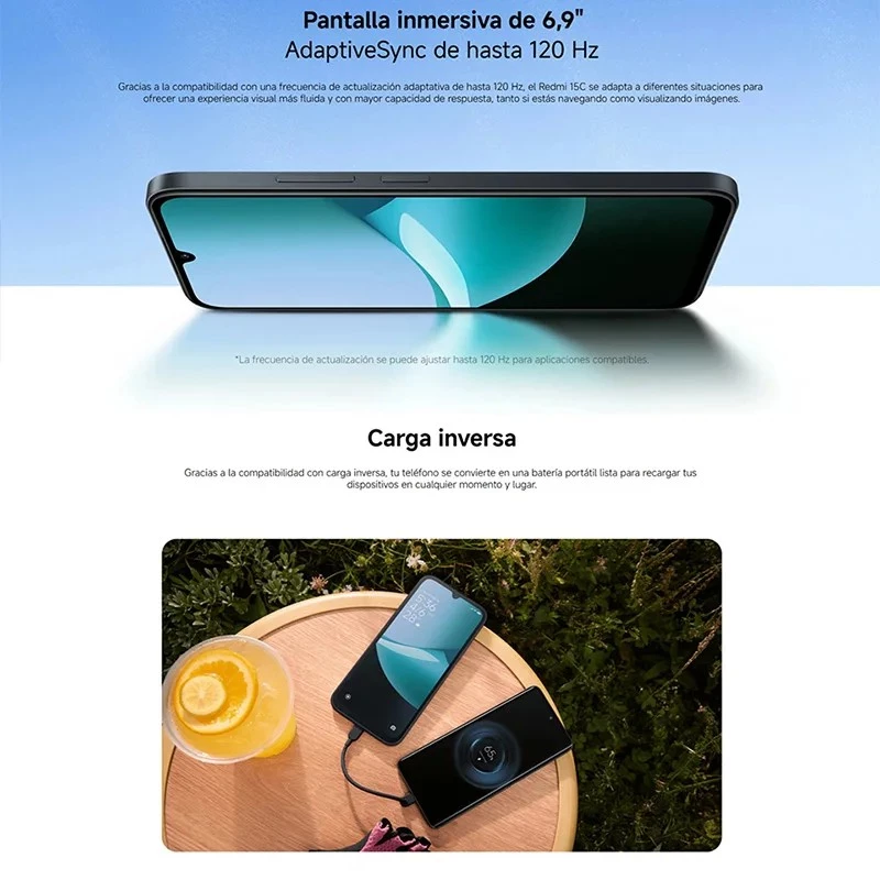 Xiaomi Redmi 15C 4G Smartphone 6,9 palcov 4/128GB Midnight Black