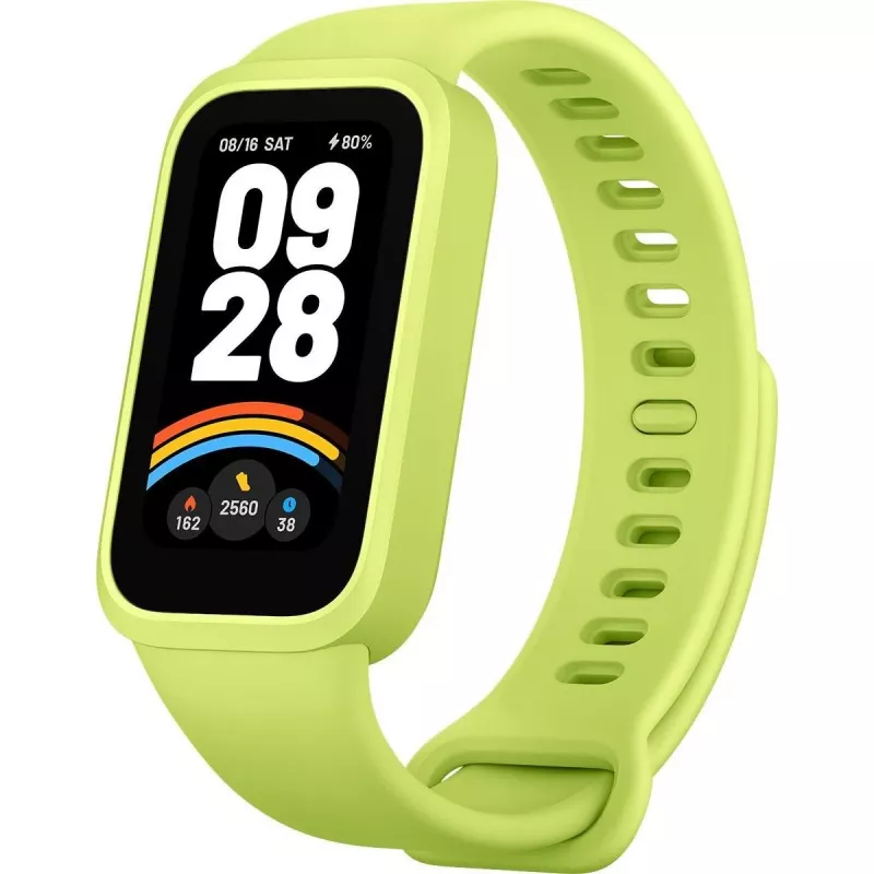 Náramok fitness tracker Xiaomi 9 Active zelený — merač tepovej frekvencie, tracker aktivity, model 70783