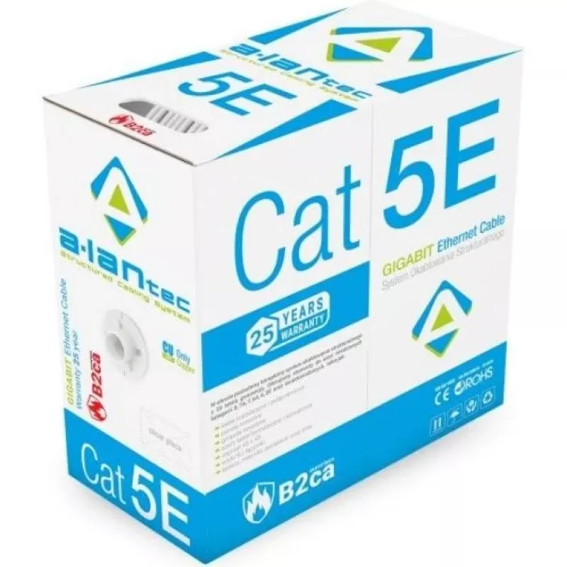 Kábel U/UTP Cat.5e B2ca LSOH 305m KIU5LSOH305B Alantec