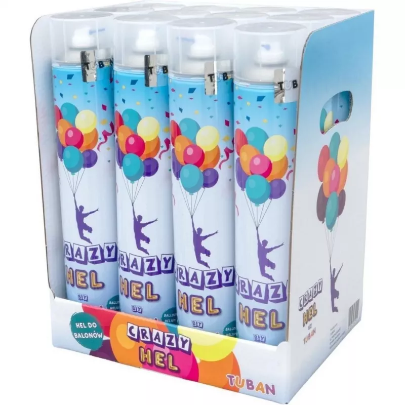 Tuban CRAZY HEL Helium 12 kusov balenie TU3294