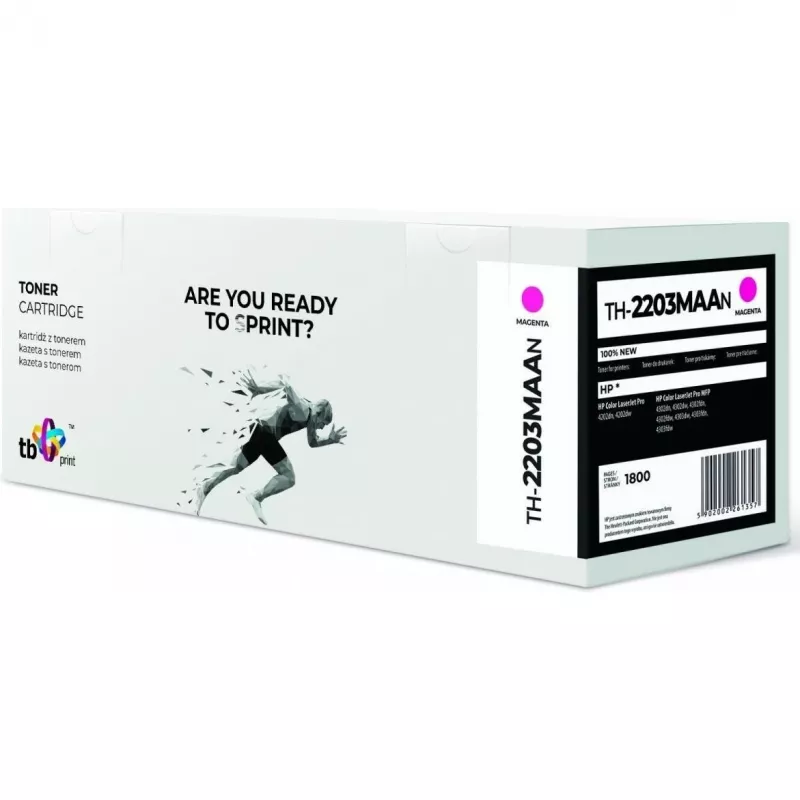 Toner pre HP Color LaserJet Pro 4202 W2203A TH-2203MAAN 100 nový purpurový