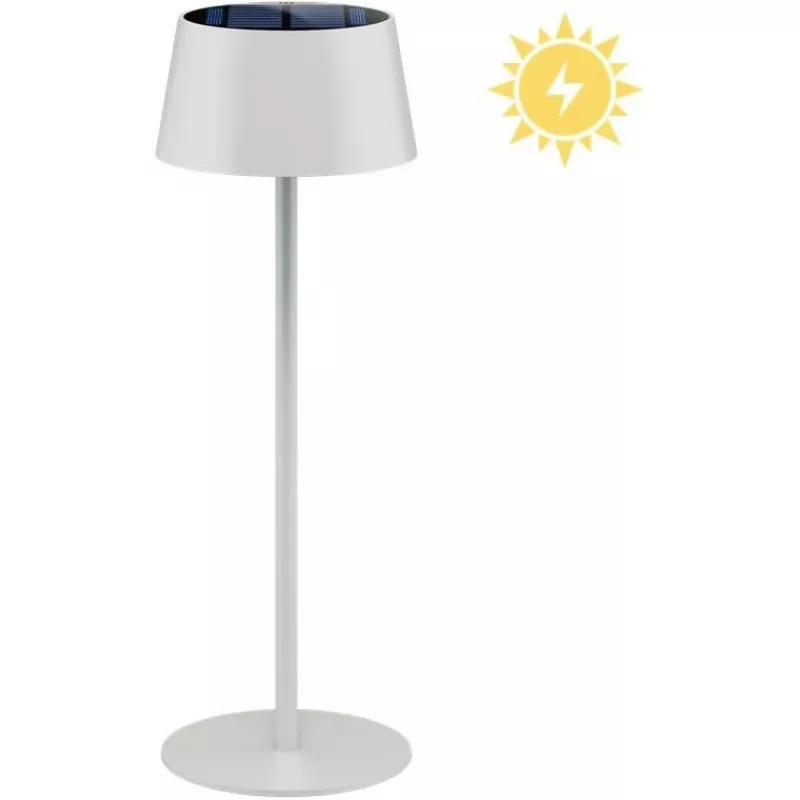Stolná lampa GOOBAY RB73929 bezdrôtová solárna LED, biela