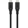 Goobay USB kábel-C, USB4, 240 W, 40 Gbit/s, Power Delivery, 1 m (1m, USB 4.0, 240W), USB kábel