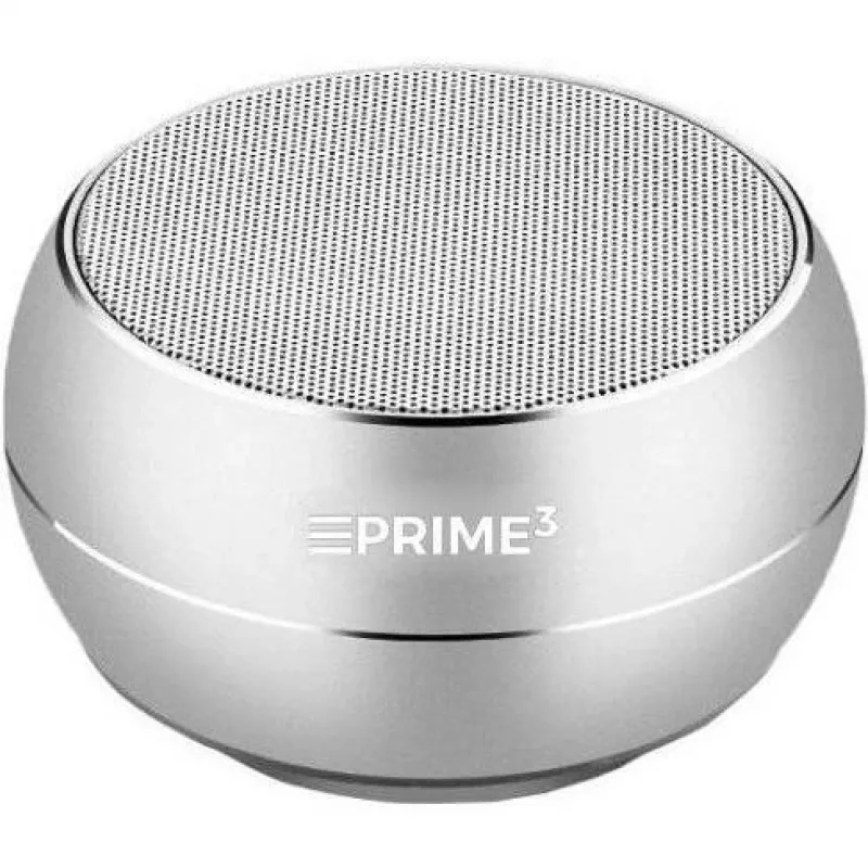 Prime3 Bluetooth reproduktor ABT03SL (strieborný) (5h, batéria), Bluetooth reproduktor, strieborný