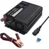 Qoltec 51952 inteligentná nabíjačka Monolith pre batérie LiFePO4/AGM/GEL/SLA, 10 A, 24 V