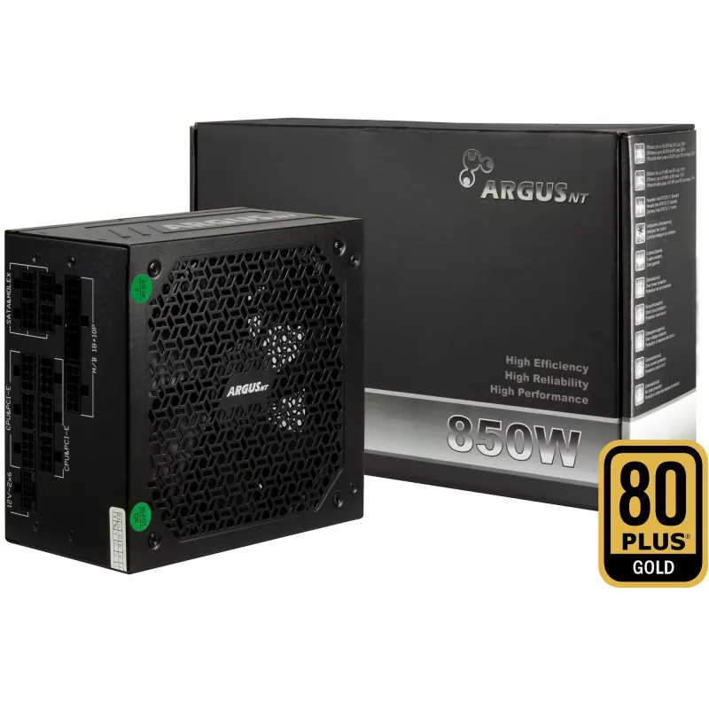 Inter-Tech HA-850BA4 napájací zdroj, 850W, káblový manažment