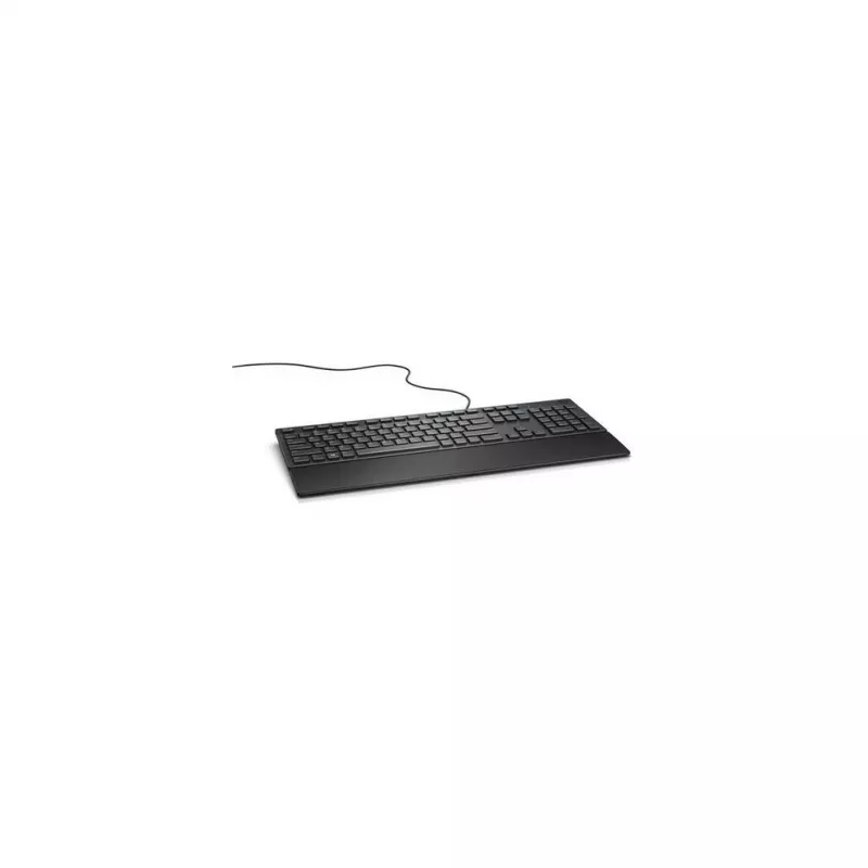 Káblová full-size klávesnica Dell KB216 — QWERTY Nordic rozloženie, čierna, USB