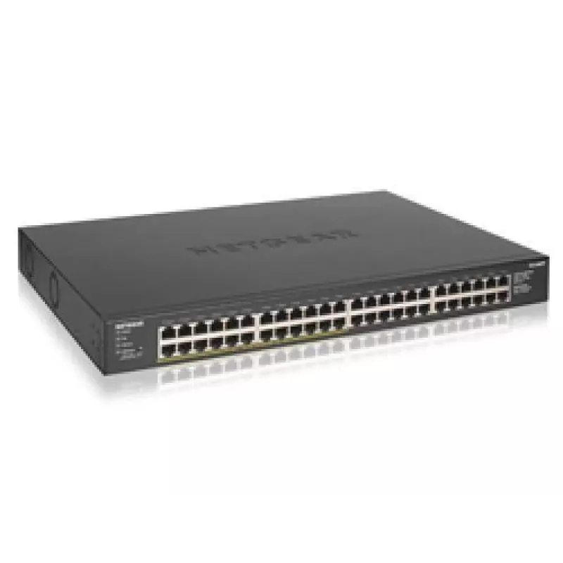 NETGEAR GS348PP neupravovaný Gigabit Ethernet (10/100/1000) Power over Ethernet (PoE) čierny