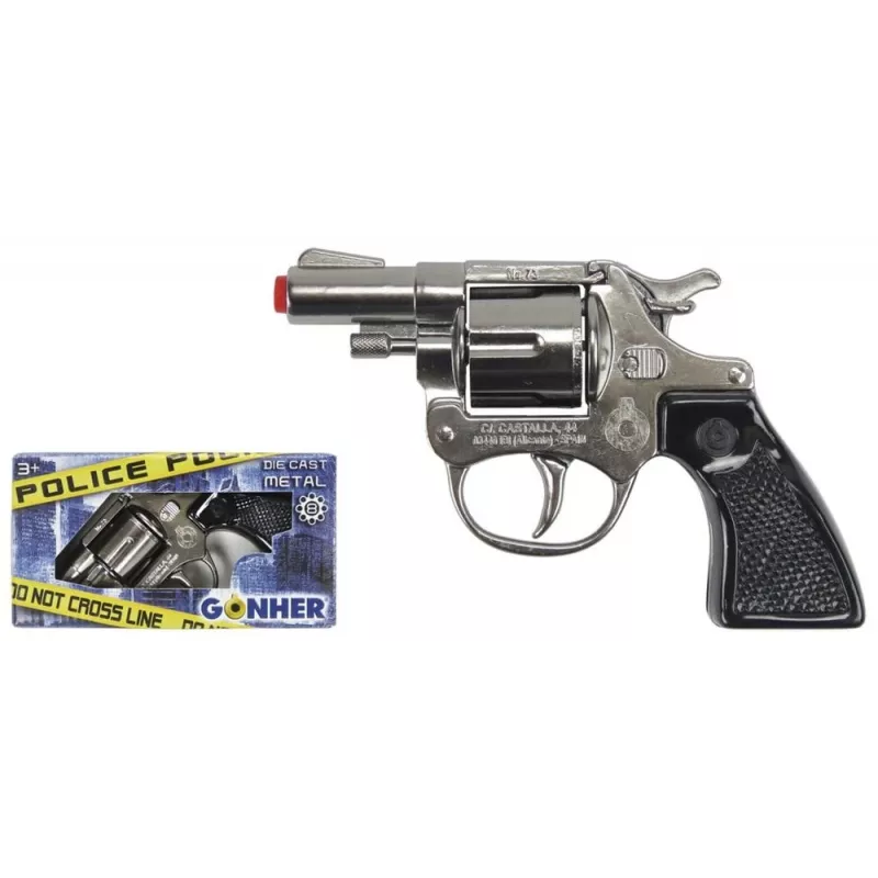 Pulio policajný revolver malý, kov 73/0