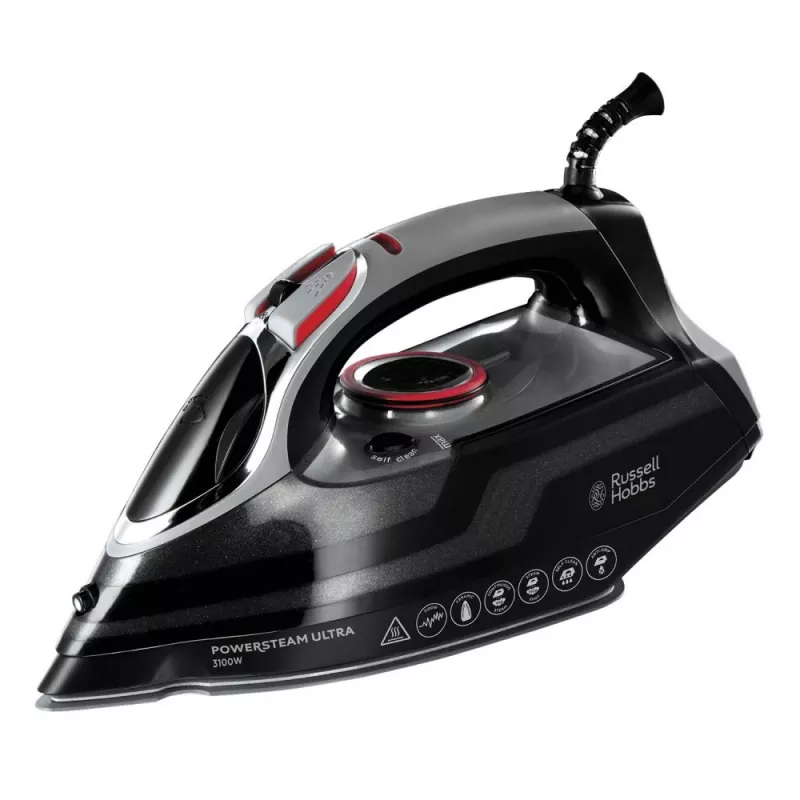 Russell Hobbs 20630-56 žehlička suchá a parná keramická podrážka 3100 W čierna, sivá