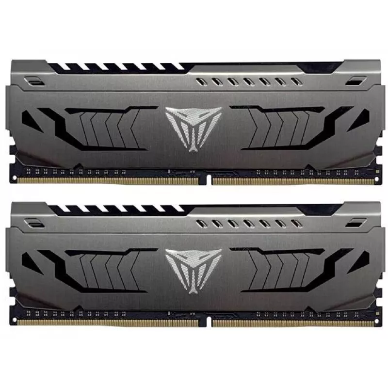 Patriot Viper Steel PVS464G320C6K DDR4 64GB (2x32GB) 3200MHz CL16 288-pinová DIMM pamäťová sada pre stolné počítače, XMP 2.0