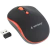 GEMBIRD MUSW-4B-03-R bezdrôtová optická myš MUSW-4B-03-R 1600 DPI nano USB čierna-červená