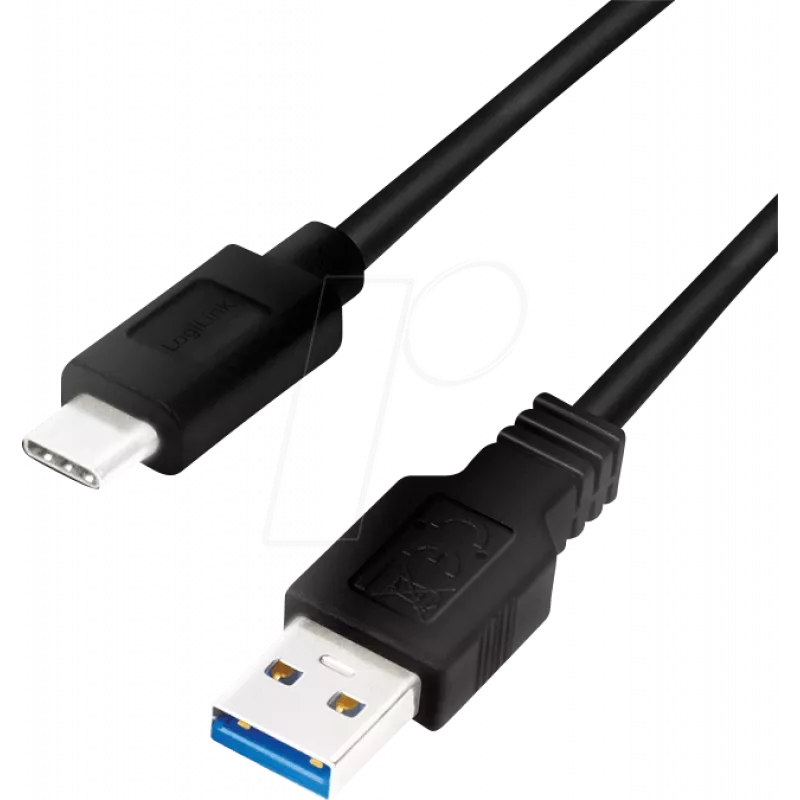 Logilink - USB kábel - USB Type A (W) na USB-C (M) - USB 3.2 Gen 1 - 3 A - 1 m - čierny (CU0168)