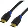 LogiLink CH0065 kábel HDMI 2.0 High Speed s Ethernetom, 4K/60Hz Ultra HD, 3D, pozlátené konektory, 7,5 m, čierny