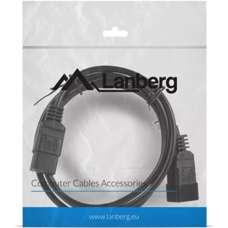 Napájací kábel Lanberg CA-C13E-10CC-0018-BK čierny 1,8 m