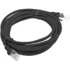 Patch kábel UTP Lanberg PCU6-10CC-0300-BK (RJ45 - RJ45, 3 m, UTP, kat. 6, farba čierny) (PCU6-10CC-0300-BK)
