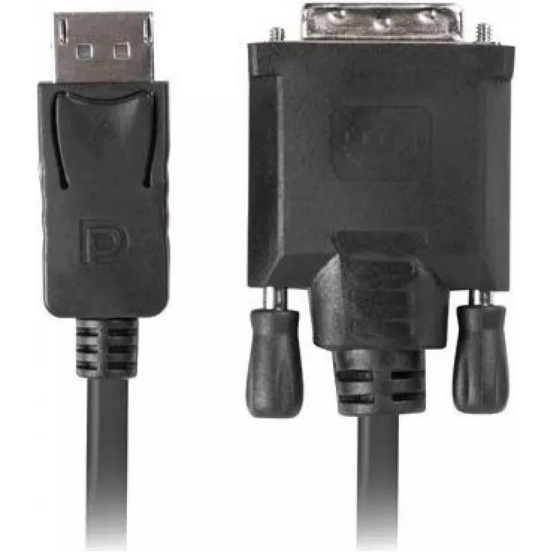 Videokábel adaptér LANBERG DisplayPort na DVI-D CA-DPDV-10CU-0018-BK, 1,8 m, čierny