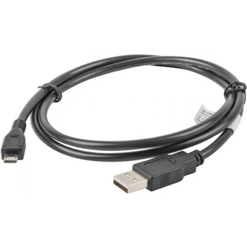 Lanberg CA-USBM-10CC-0010-BK USB kábel USB 2.0 1 m Micro-USB B USB A čierny