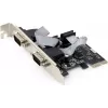 Sériová karta PCIe Gembird SPC-22, 2x RS-232, nízky profil, WCH382, 2 Mb/s