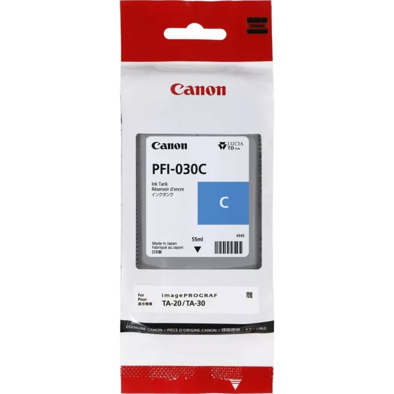 Canon PFI-030C atramentová kazeta 1 ks originálna azúrová