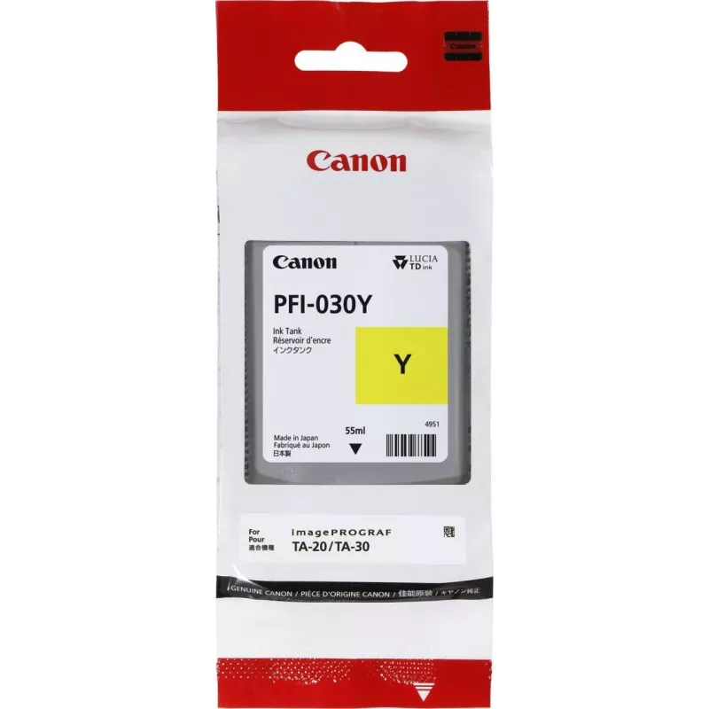 Canon PFI-030Y atramentová kazeta 1 ks originálna žltá
