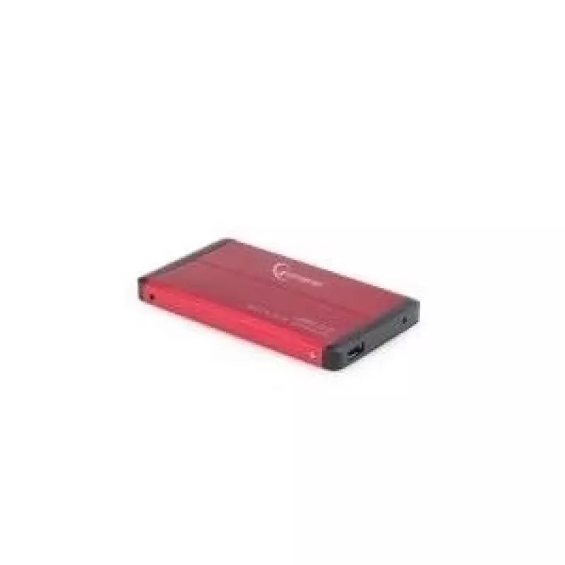 Gembird EE2-U3S-2-R - pevný disk - SATA - 6,35 cm (2.5) - 3.0 - červený - hliník (EE2-U3S-2-R)