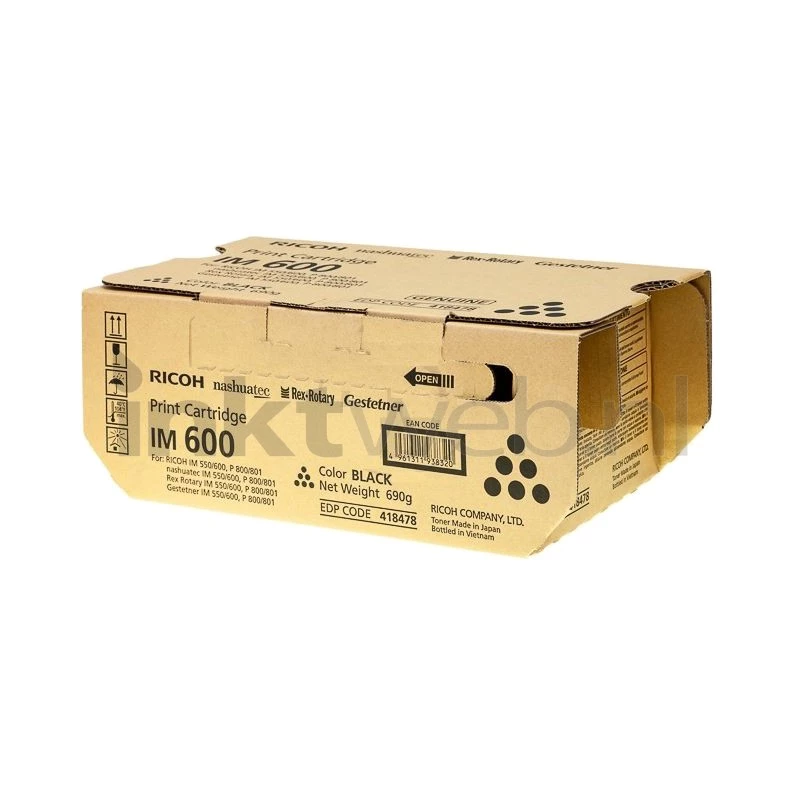 Ricoh 418478 tonerová kazeta 1 ks originálna čierna