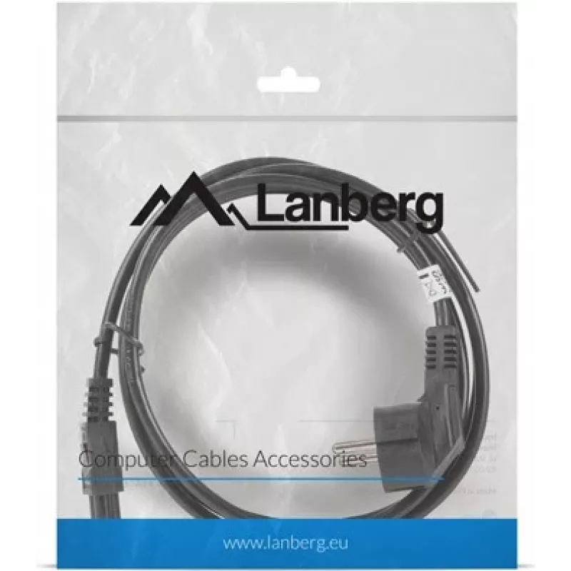 Lanberg CA-C5CA-11CC-0018-BK napájací kábel čierny 1,8 m CEE7/7 C5 konektor samica (CA-C5CA-11CC-0018-BK)