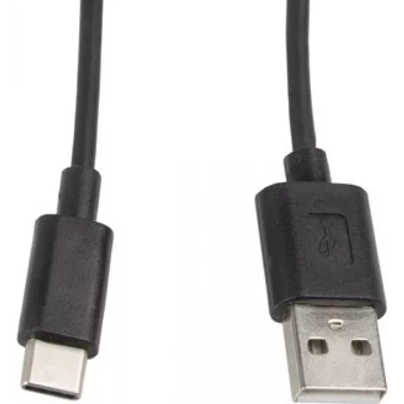 Kábel Lanberg CA-USBO-10CC-0010-BK (USB 2.0 konektor samec - USB 2.0, USB, Type-C konektor samec, 1m, čierny) (CA-USBO-10CC-0010-BK)