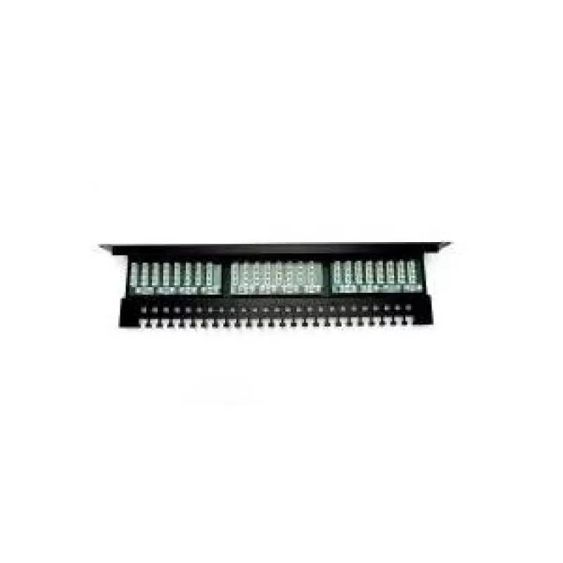 Digitus DN-91524U-EC 19" 24-portový Cat5e U/UTP patch panel, 1U, s káblovou podporou, čierny